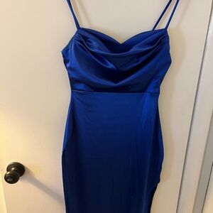 Windsor Royal Blue Strapless Dress